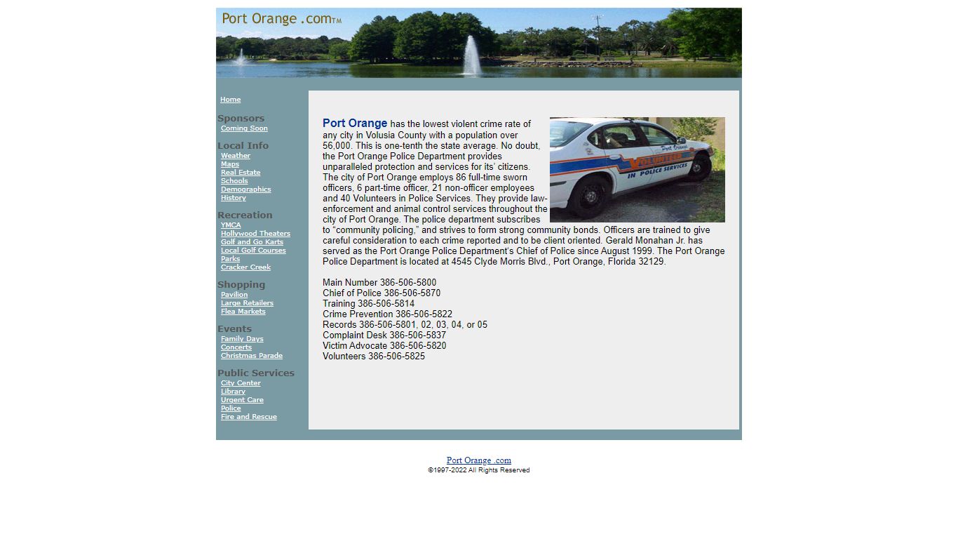 Port Orange .com Police